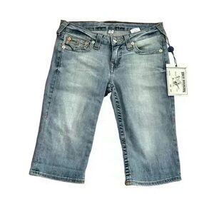 NWTTrue Religion Knee Length Capri Jeans Size 27